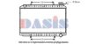 AKS DASIS 072340N Radiator, engine cooling